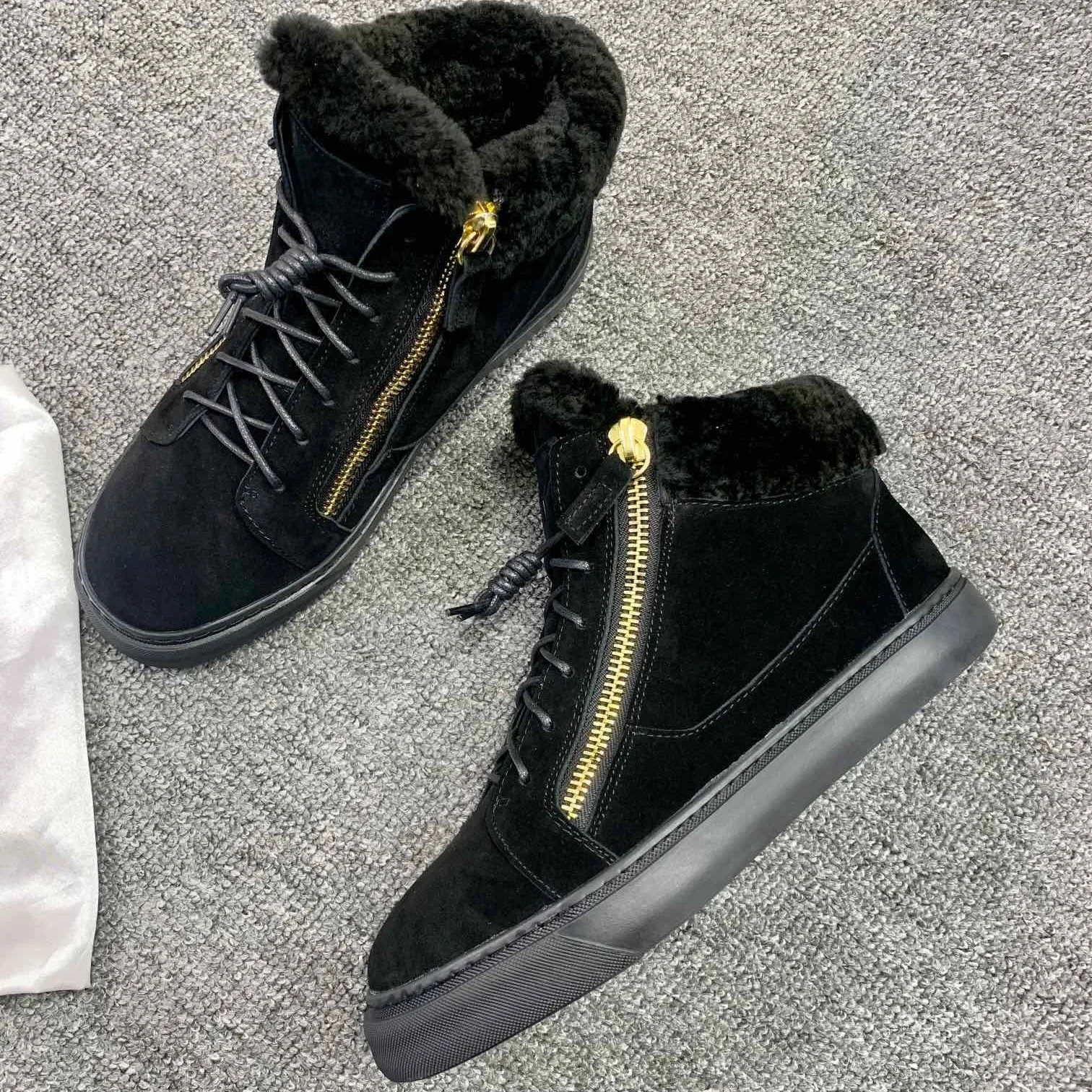 

Top Quality Casual Sneakers for Men Brand Designer Women High-top Tennis shoes 35-48 Luxury Genuine Leather GZ Sports shoes 0114
