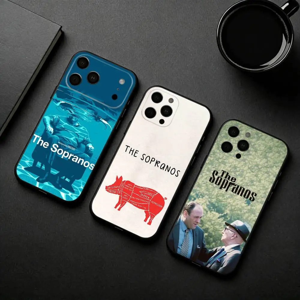 

TV The S-Sopranos-S Phone Case For iPhone 17pro,16,15,14,13,12,11 Plus,Pro Max,XS,Soft Silicone Black Cover