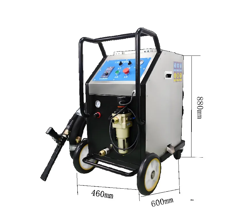 Dry Ice Blaster for Industrial Equipment Clean Berlon Small Dry Ice Clean Machine Electric New Dry Ice Blasting Cleaning Machine view 3