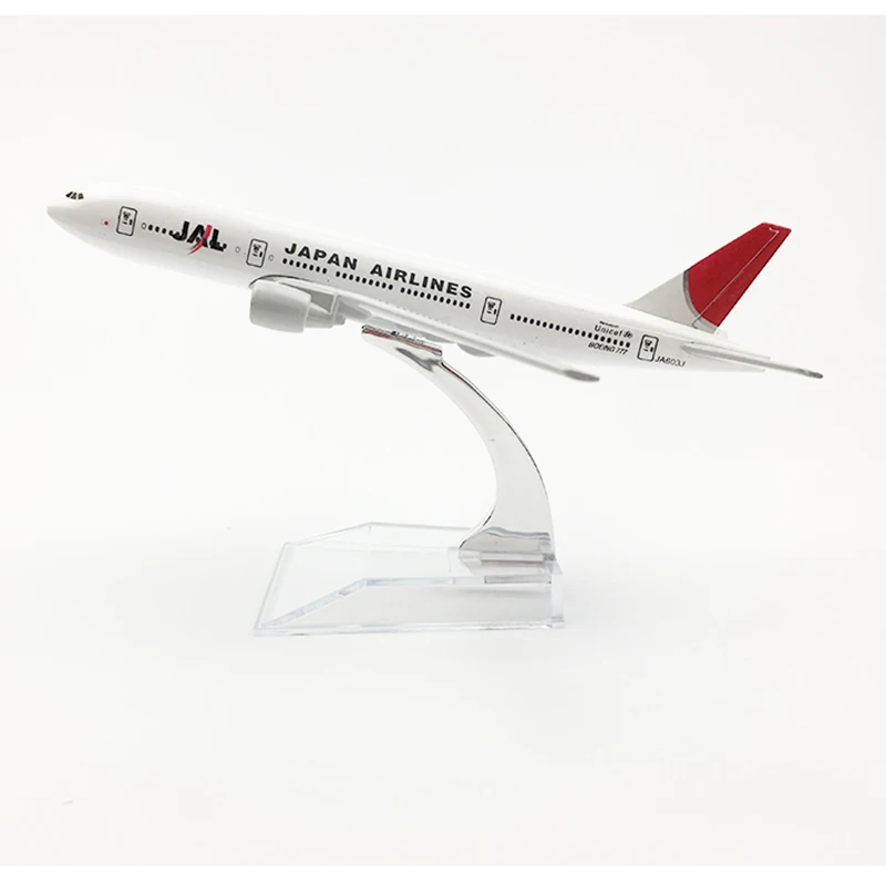 

16CM 1:400 scale Japan Airlines B-777 civil aviation aircraft model alloy and plastic display men's adult gifts