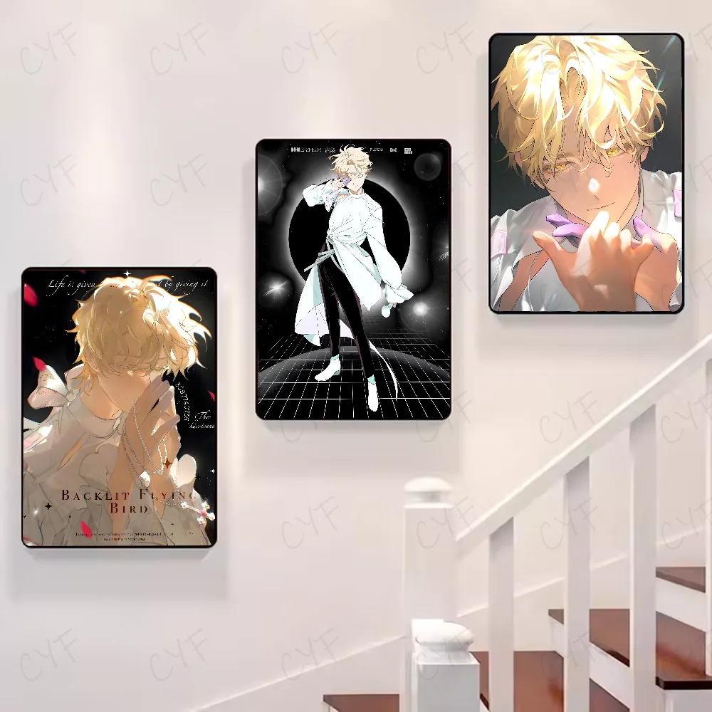 الغريبة المرحلة لوكا أنيمي المشارك HD الفن لزجة جدار مقاوم للماء غرفة المعيشة المنزلي غرفة نوم بار الديكور الجمالي