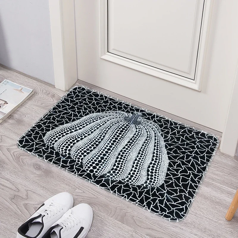 Entrance Doormat Yayoi Kusama Dot Art Bathroom Rug Bedroom Carpet Foot Mat Sleeping Room Rugs Home Bath Door the Living Lounge