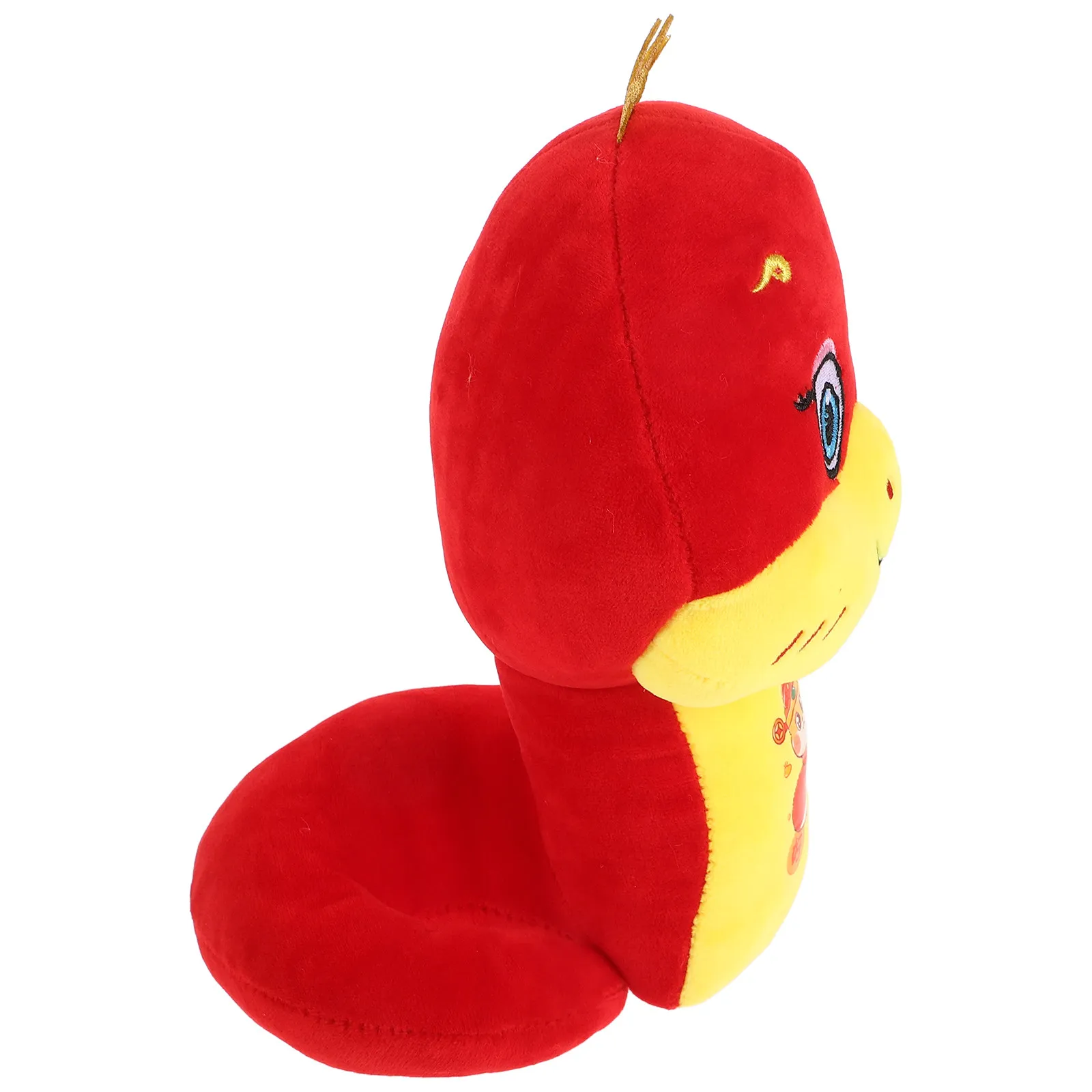 

2025 Year of The Snake Stuffed Animal Soft Huggable Cartoon Snake Mascot for Festive Decor Gift Lunar New Year