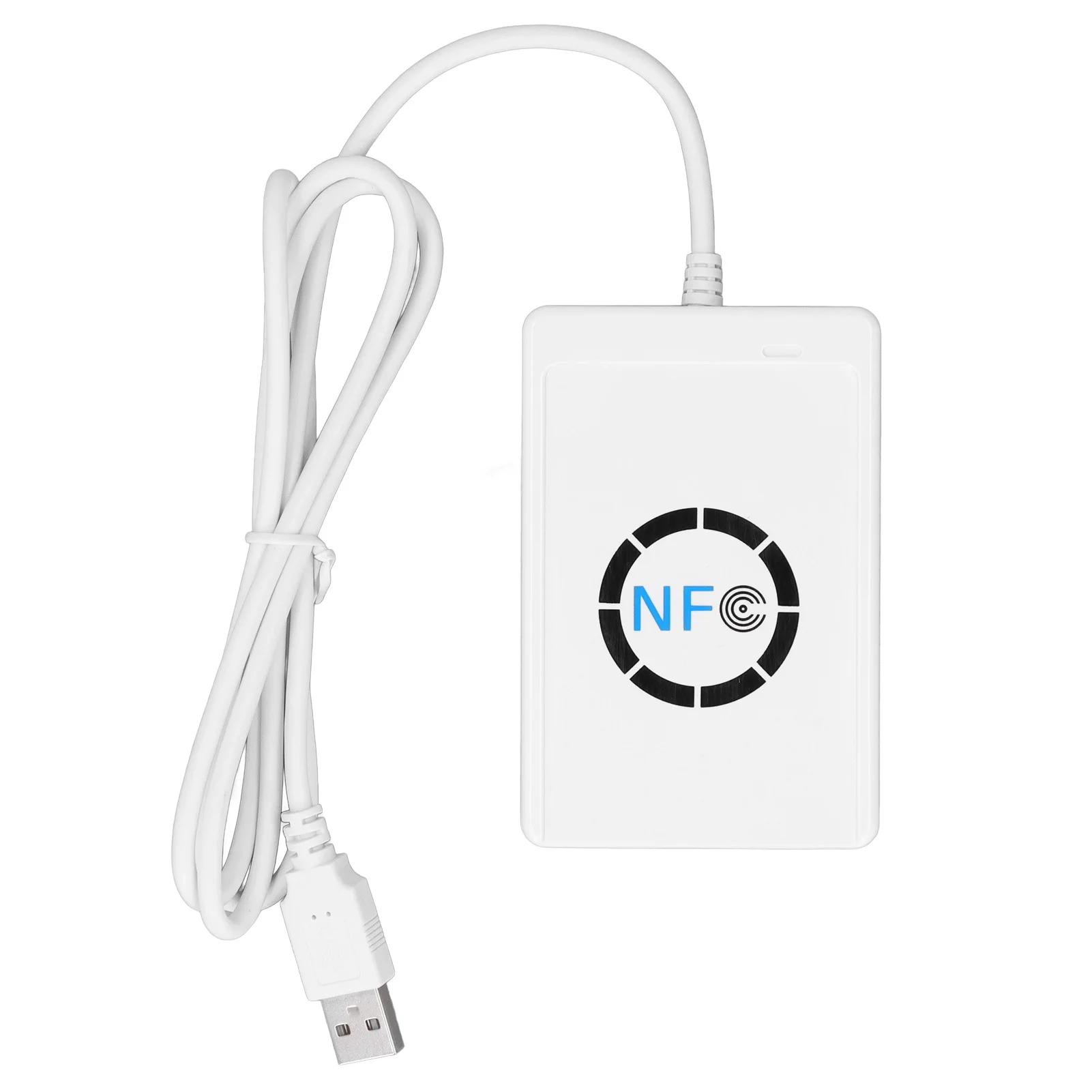 เครื่องอ่าน NFC เครื่องอ่านการ์ดอัจฉริยะ USB NFC เครื่องถ่ายเอกสารเครื่องทำสำเนาข้อมูลแบบไร้สัมผัส13.56MHz 424Kbps สำหรับแท็ก FeliCa nica FC