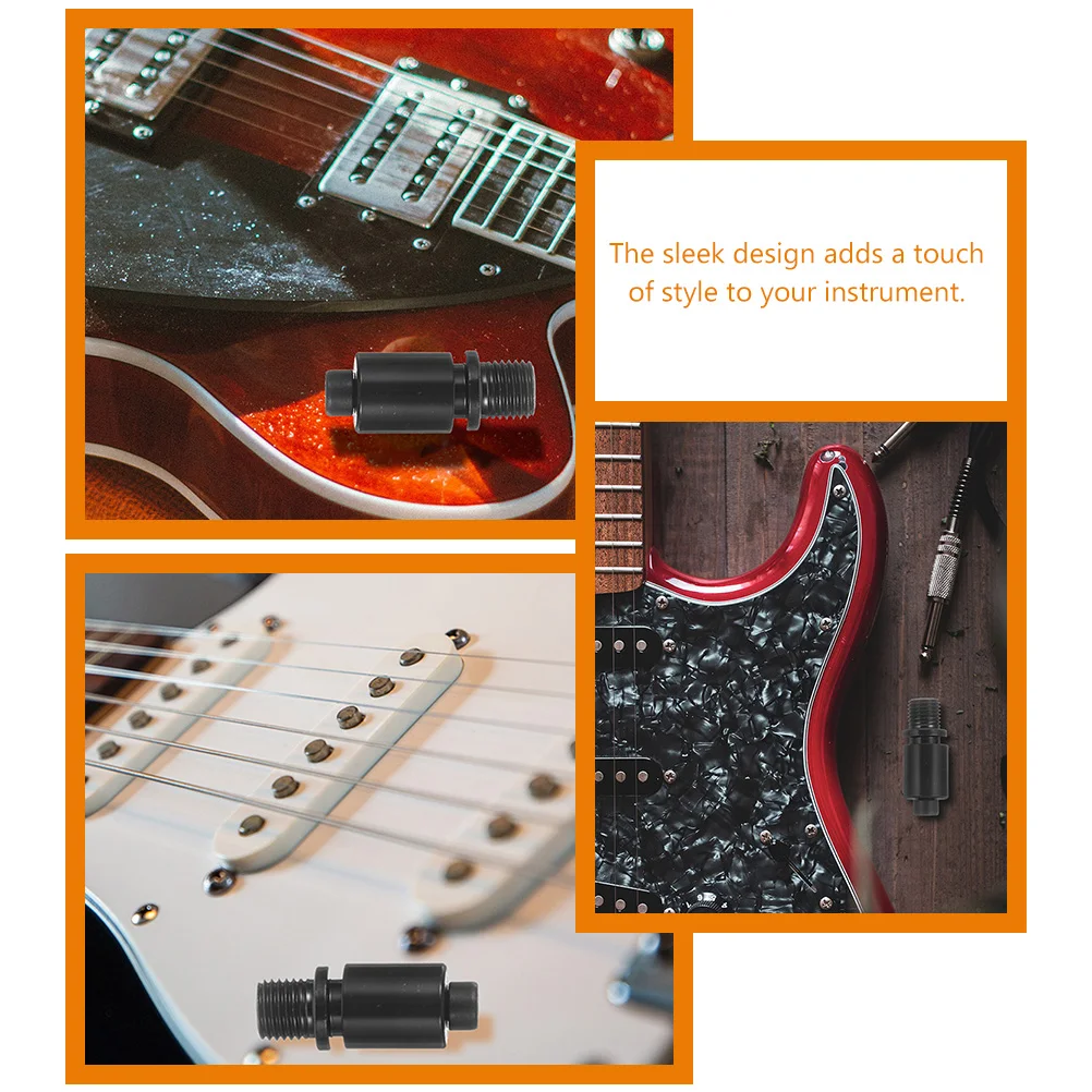 

4 Pcs Mounting Holes Electric Guitar Shaker Jack Accessories Metal Tremolo System Arm Socket for