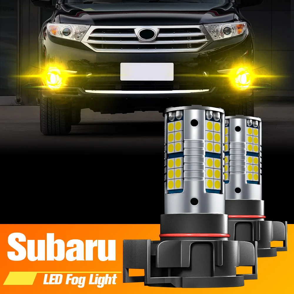 

2pcs LED Fog Light Blub PSX24W 2504 Lamp Canbus No Error For Subaru BRZ 2012-2016 XV 2012-2014