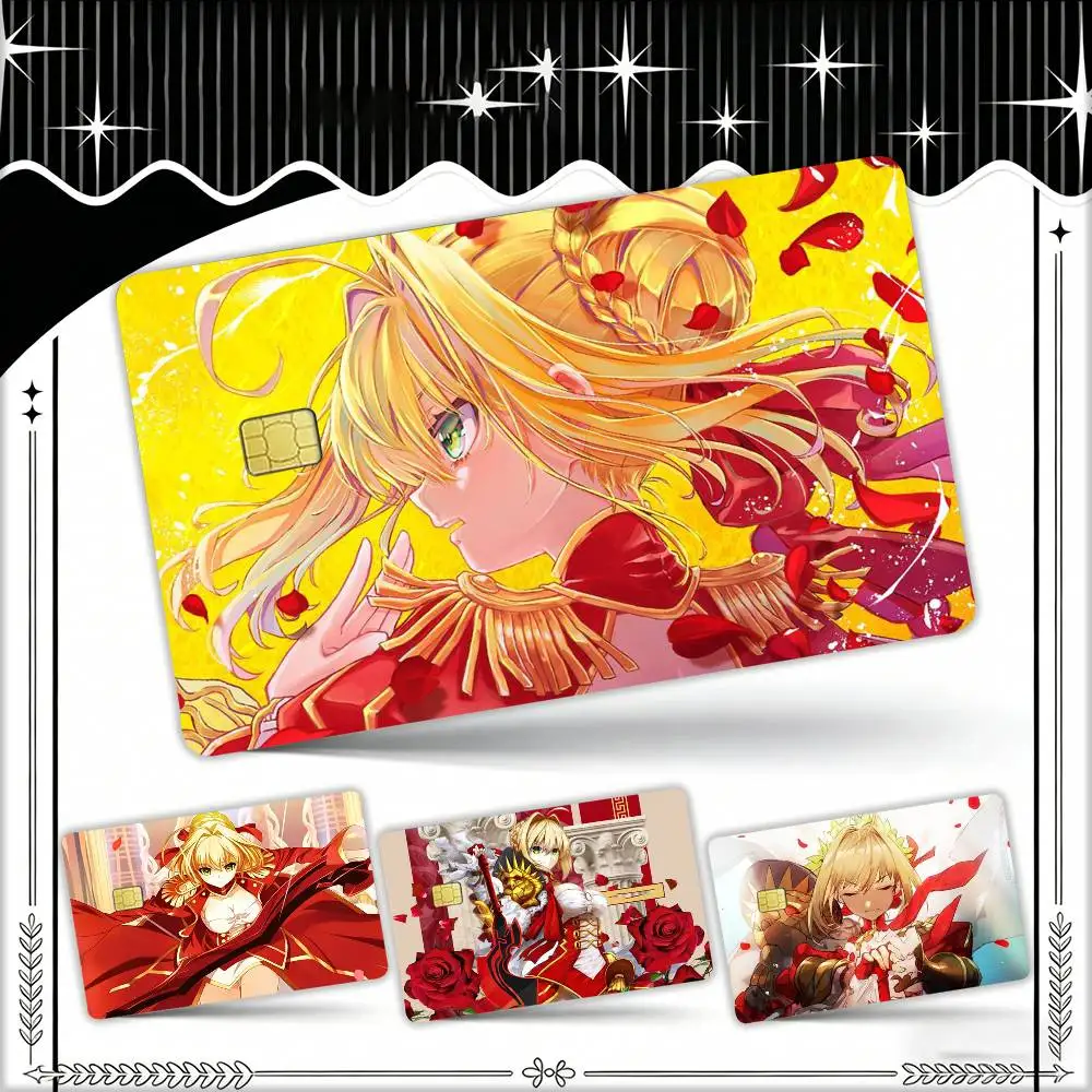 

Nero Claudius Fate Extra Nero Beast Waterproof Film Skin Cover Credit Card Stickers Debit Front Bank Bus Pass