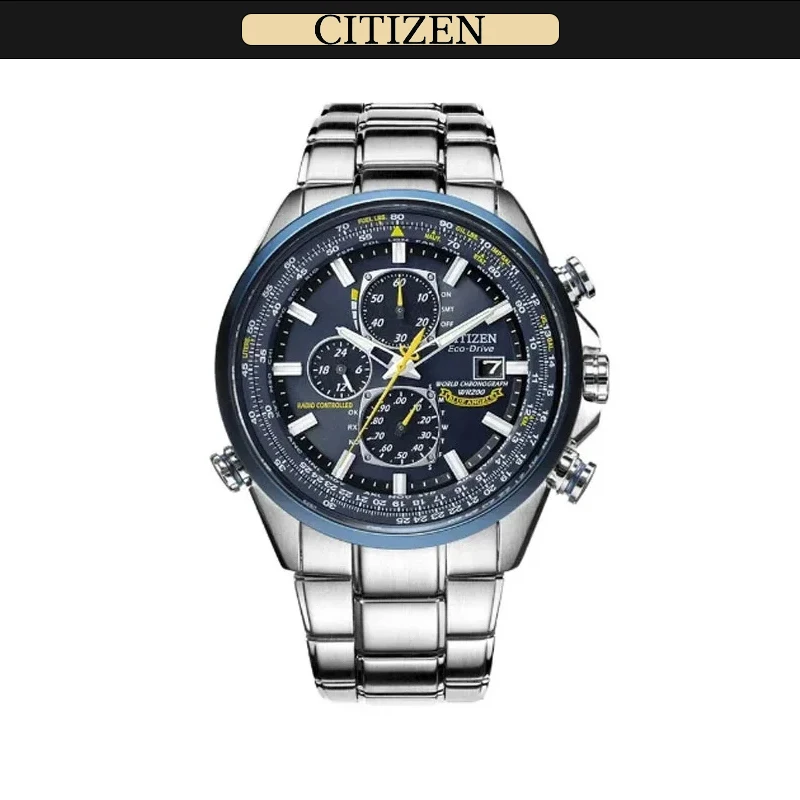 CITIZEN Blue Angel Generation Men's Luxury Wristwatches Radio Night Glow Energy Multi Functional Fashion Original Business Watch