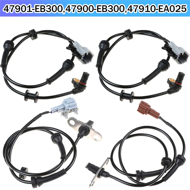 

Front Rear Left Right ABS Wheel Speed Sensor For Nissan Navara D40 Pritsche Accessories 47901-EB300 47900-EB300 47910-EA025