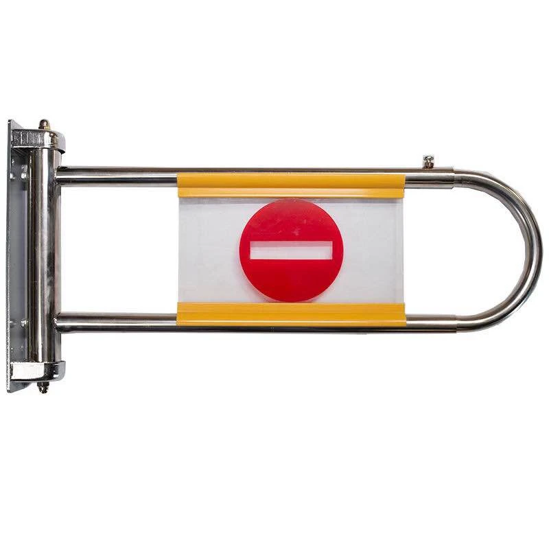 Swing Gate Manual Control Supermarket Entrance Barrier Checkout Gate Turnstile Exit Access Control Steel/Iron Mirror Chrome