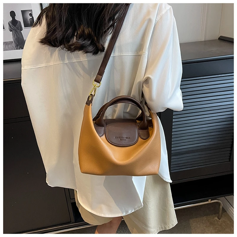 New Hundreds Of Crossbody Bag Fashion Simple Handbag Women\'S Models Shoulder Bag Small Dumpling Bag