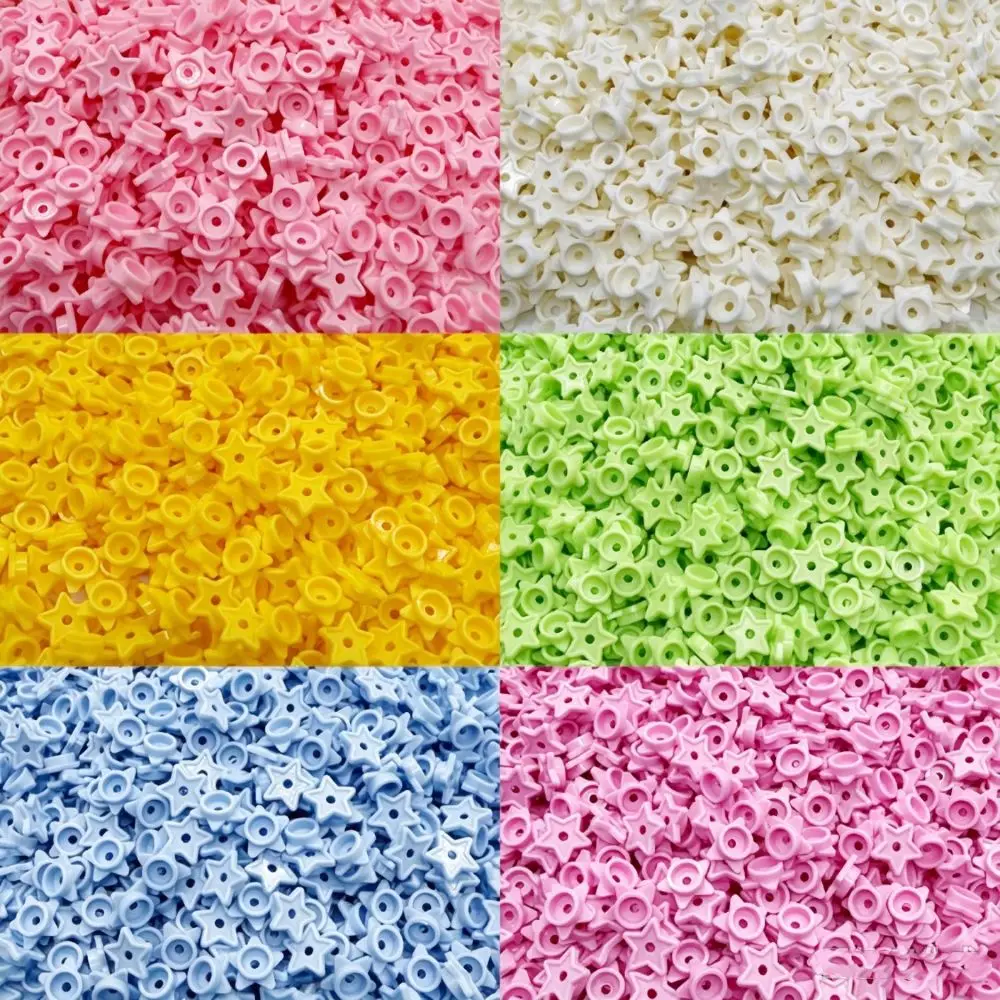 Beads Squeeze Toy Star Brick Particles Slime Fillers Star Shape Squeeze Ball Fillers Pinch 100g Crunchy Stuffing Building Blocks
