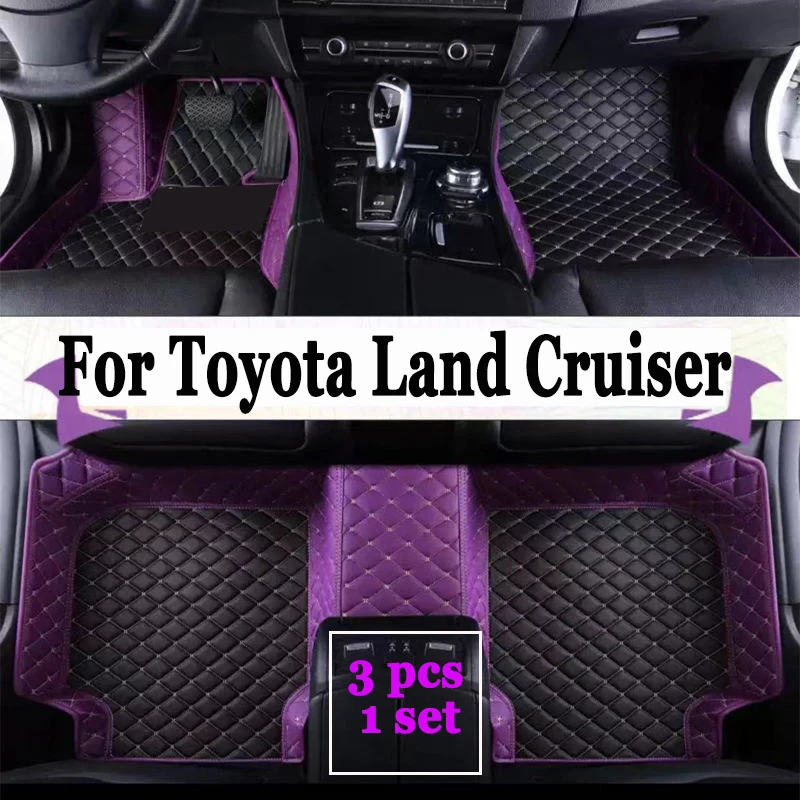 

Custom Car Floor Mats For Toyota Land Cruiser 100 200 300 Auto Carpets Foot Coche Accessories