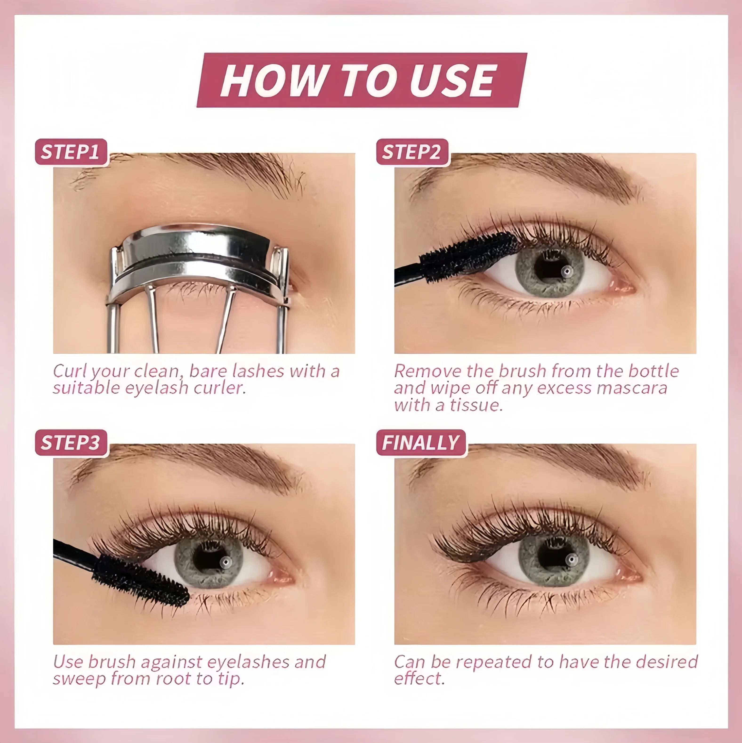 Wimpers Verlenging Mascara Waterproof Langdurige Zijdeachtige Lash Zwarte Wimpers Verlenging Make Up Schoonheid Oog Koreaanse Cosmetische