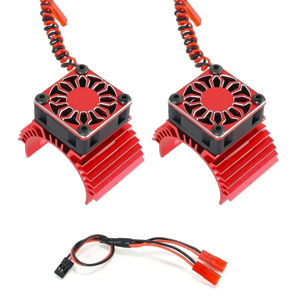 2 stuks 380 540 550 3650 3660 3670 Motor Koellichaam Koelventilator 36mm Motor voor 1/8 1/10 RC Auto Axiale SCX10 trxs TRX4 Tamiya