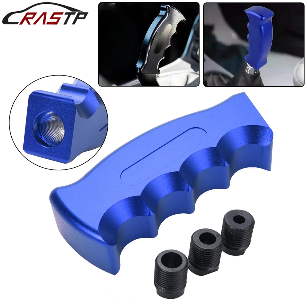 

RASTP-Universal Car Gear Shift Head Knife Shape Aluminum Handle Manual Transmission for Most Car Decorations Accessories SFN231