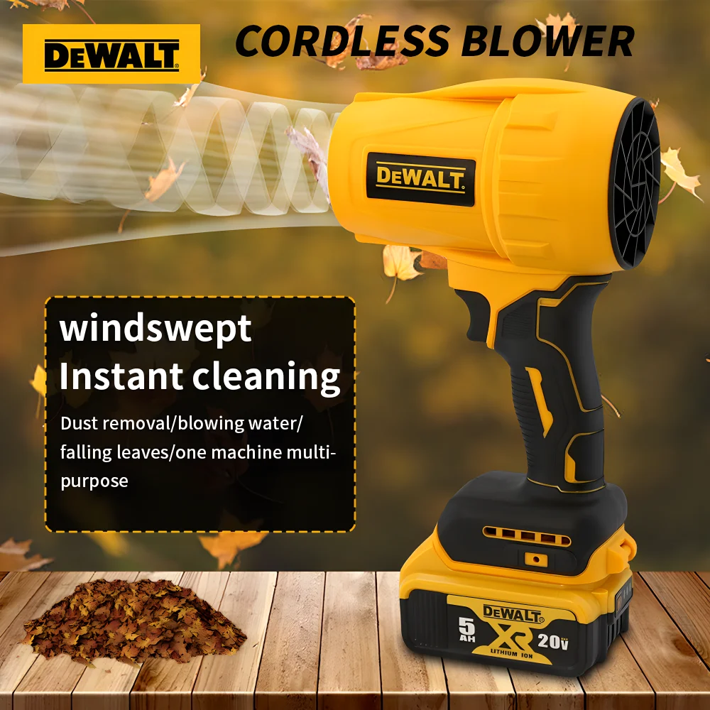 Dewalt Electric Turbo Blowers Car Dryer Handheld Dust Blowing Tool  Use Car and Home Daily Household Electric Dust Collector