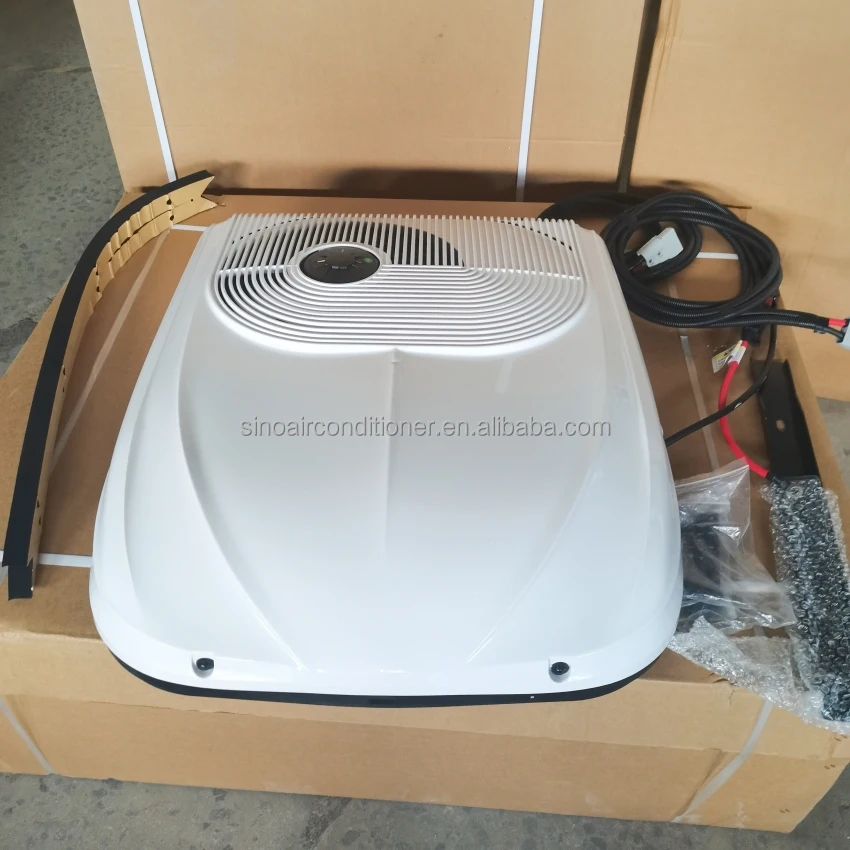 مكيف كهربائي بتيار متردد 12 فولت على السطح 12 فولت 24 فولت شاحنة فان جرار تكييف الهواء