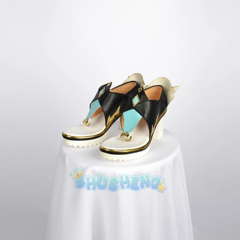 Genshin تأثير تأثيري الأحذية ، شخصية لعبة أنيمي ، Shenhe