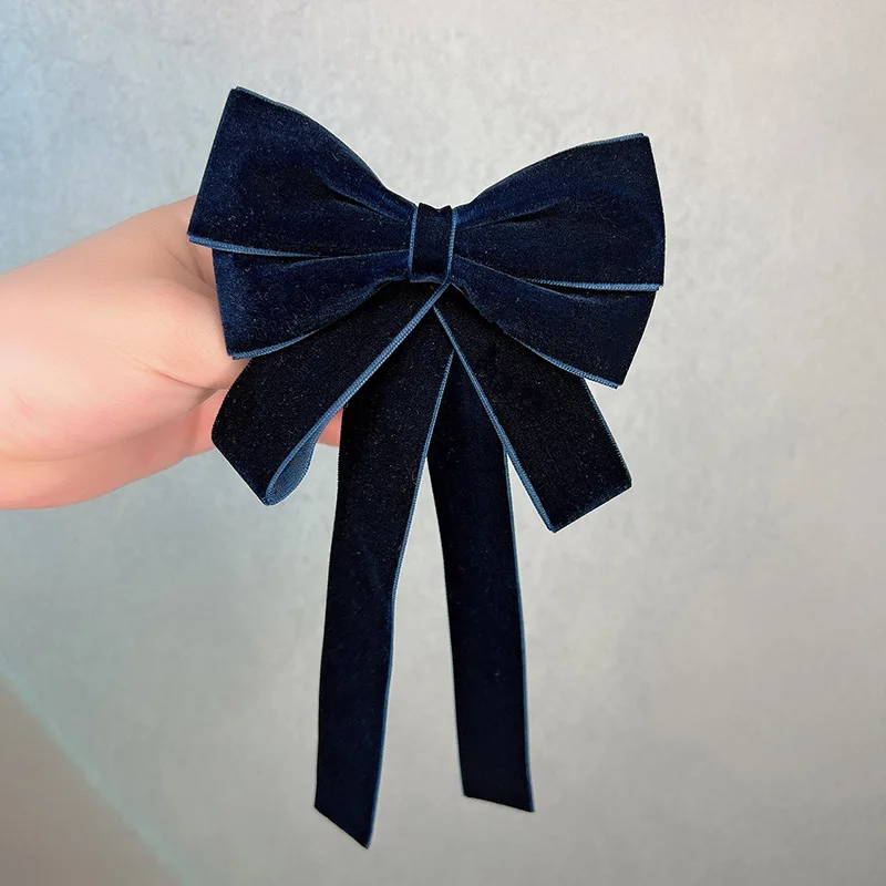 Mode Samt Fliege für Frauen Freizeit hemd dekorative Bowties