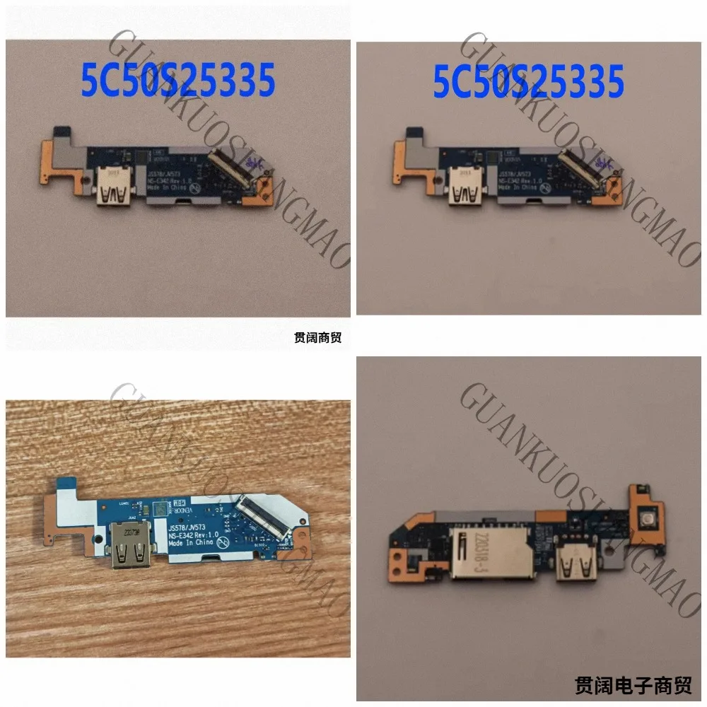 HJY...Suitable for Lenovo IdeaPad 3 15IAU7 Portable Computer USB Power Switch Board NS-E342 5C50S25335