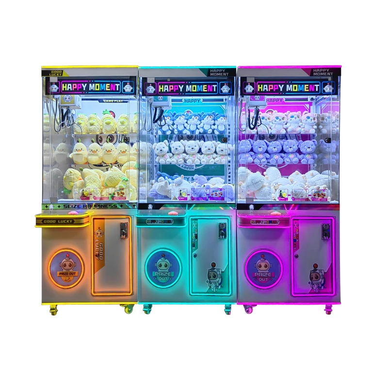 For Guangzhou cheap wholesale custom coin slot croissant machine crane vending machine doll croissant  game