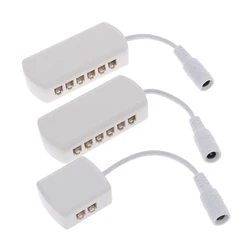4/6/12Ports 2510 Hub Splitter Junction Box Distributer Connectors Male Plug LED Cabinet Light Adapter 2.54 Spacing Indoor caixa