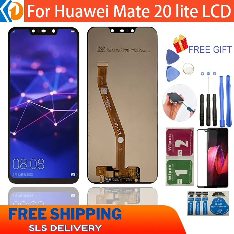 Для Huawei Mate 20 lite SNE-AL00, SNE-LX1, SNE-LX2, SNE-LX3, INE-LX2 ЖК-экран с рамкой
