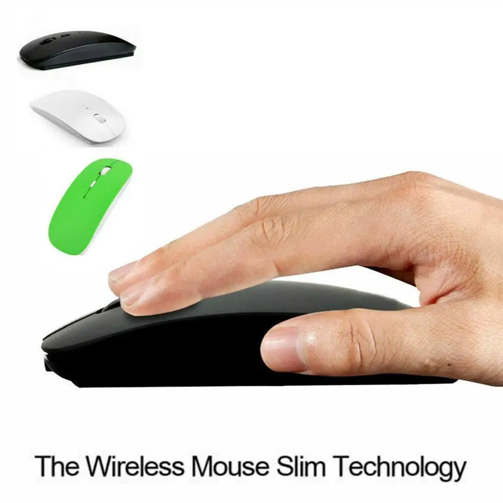 2.4g Computer Game Photoelectric Mouse High Quality Rechargeable Silent Ultra-thin Wireless Computer Mice Brand New