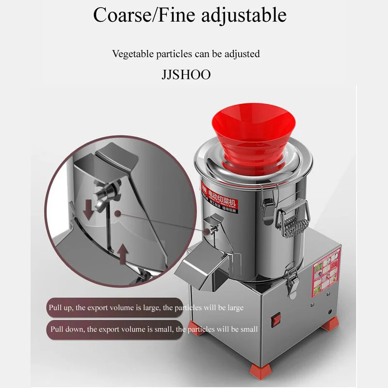 2025 New Commercial Cabbage Chopper Electric Food Processor Vegetable Slicer Granulator Multi Function Cut Meat Grinder Machine