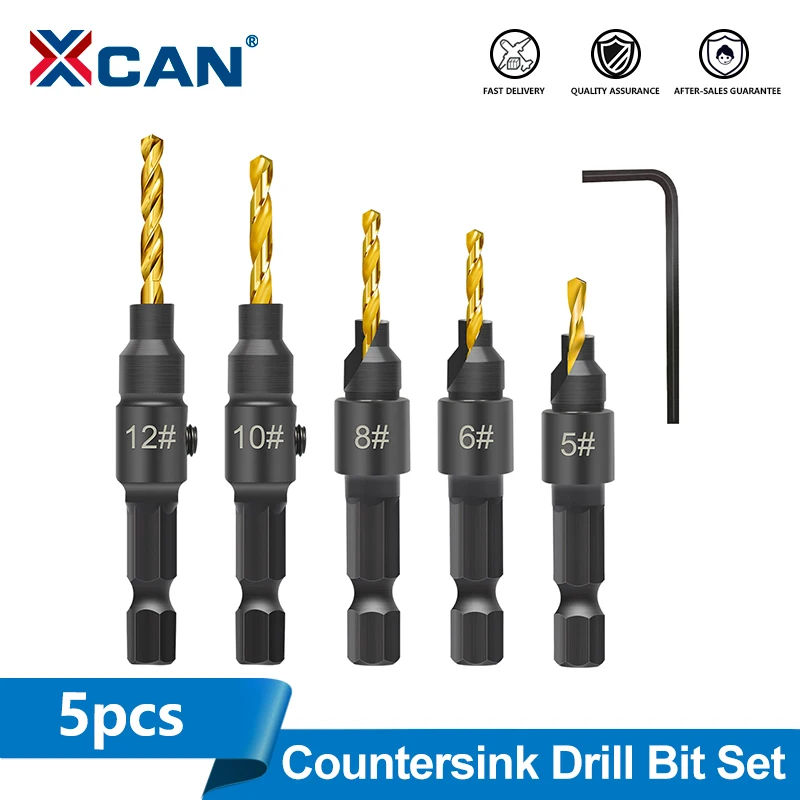 Xcan 5Pcs 1/4" Hex …