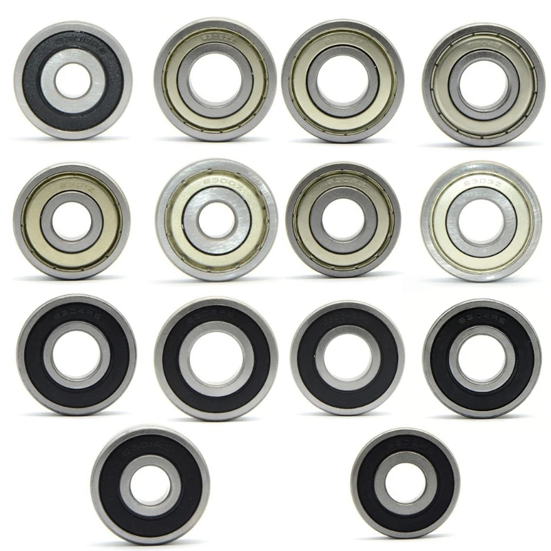 Geräuscharmes Rillenkugellager aus Metall, doppelt geschirmt, Miniatur-Skateboard-Kugellager mit Rillen für die Industrie 3XUF – Detail 1