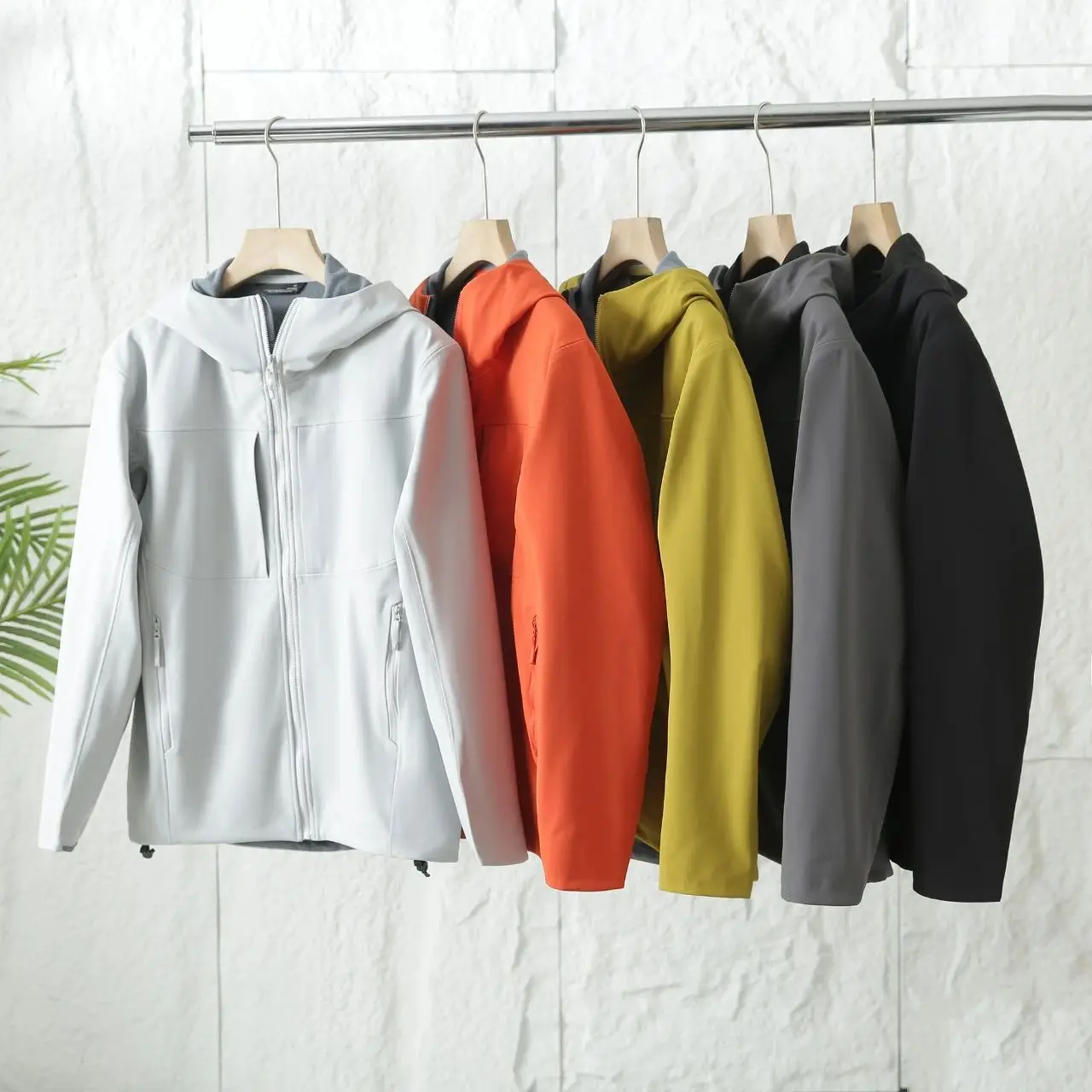 

Men's Outdoor Softell Jaet Windproof Waterproof Warm Fce Hooded Jaet Technical Warm Velvet Men's Outdoor Jaet