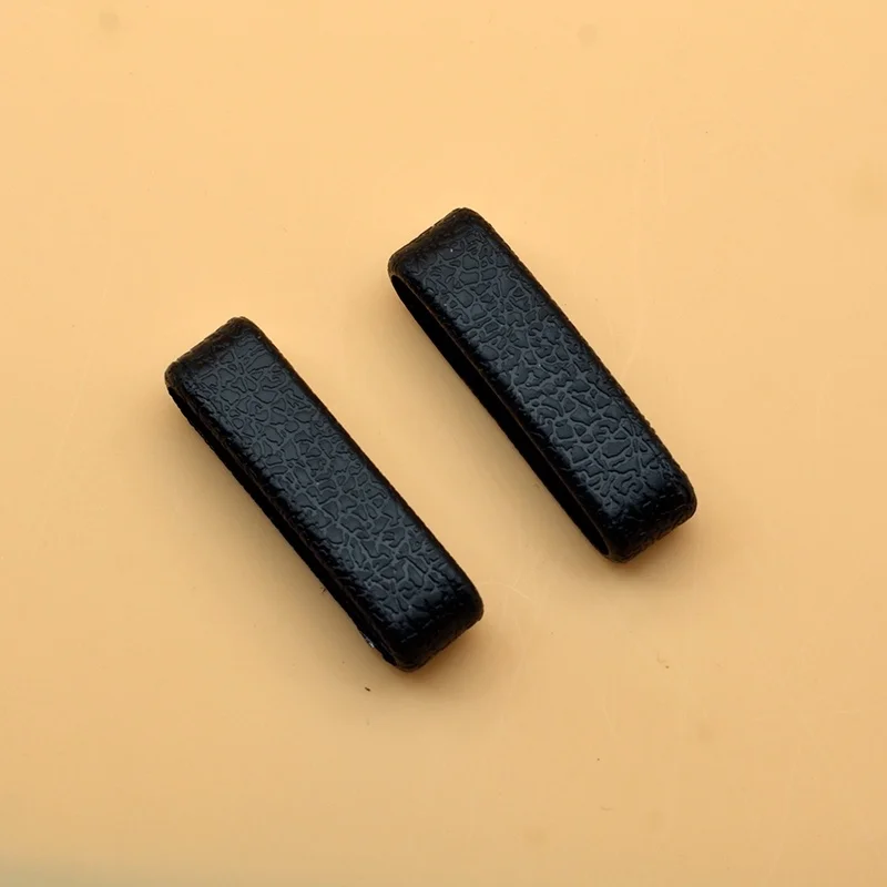 黒革ベルトバックルリングサークルメンズベルトエンド固定リングバックル小さな革サークルズボンベルトヘッドアクセサリー