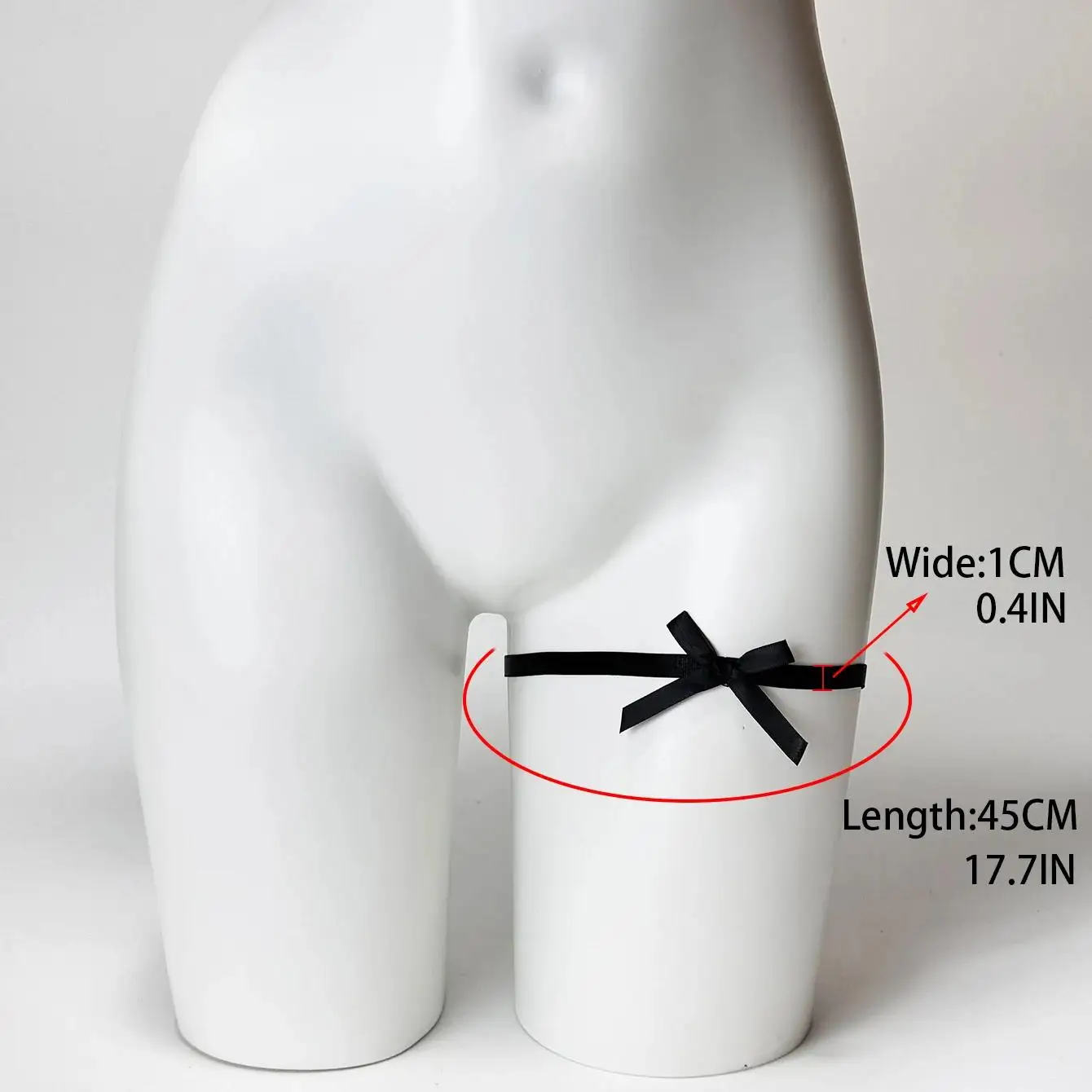 Набор из 2 предметов, женское эластичное регулируемое кольцо на бедро с бантом, ремешок для ног Pure Desire, милое украшение для тела с аксессуарами для свидания и вечеринки