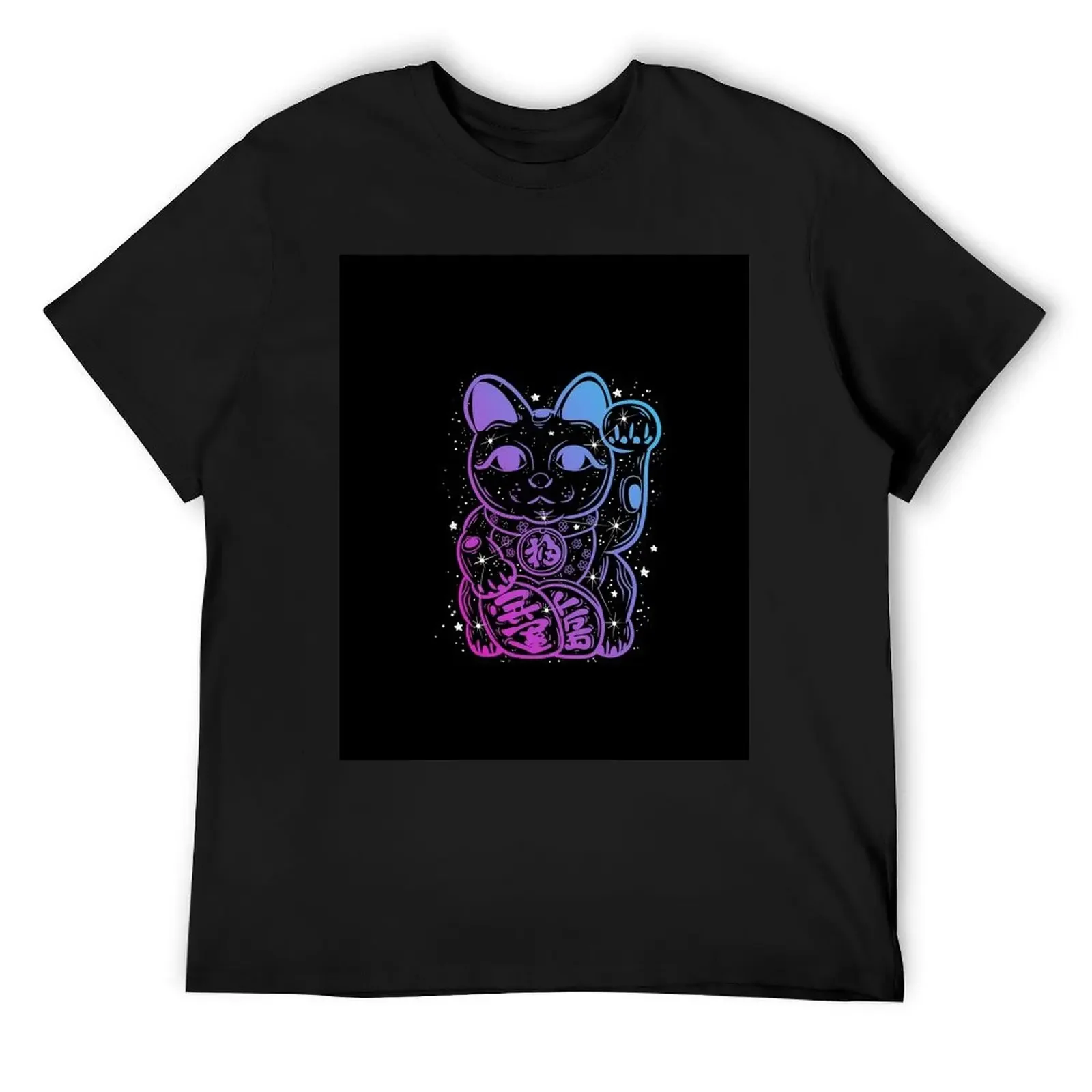 Maneki Neko Constellation T-Shirt designer shirts oversizeds mens tall t shirts