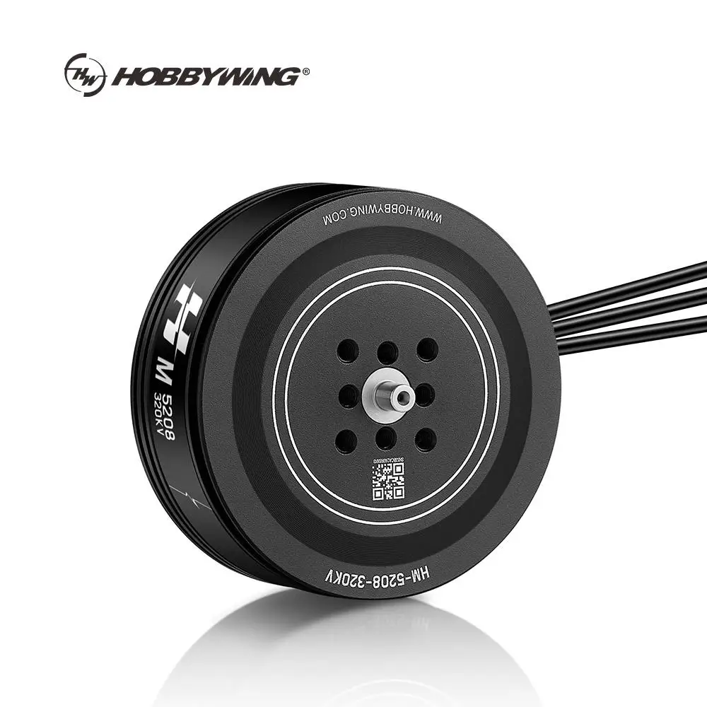 Hobbywing HM 5208 HP 320KV/HM 5208 UL 380KV 1.4-1.9kg 드론 5.3kg/5.4KG Max 6S 드론 모터, 5.6 ~ 7.6kg 4 축 RC 비행기 엔진