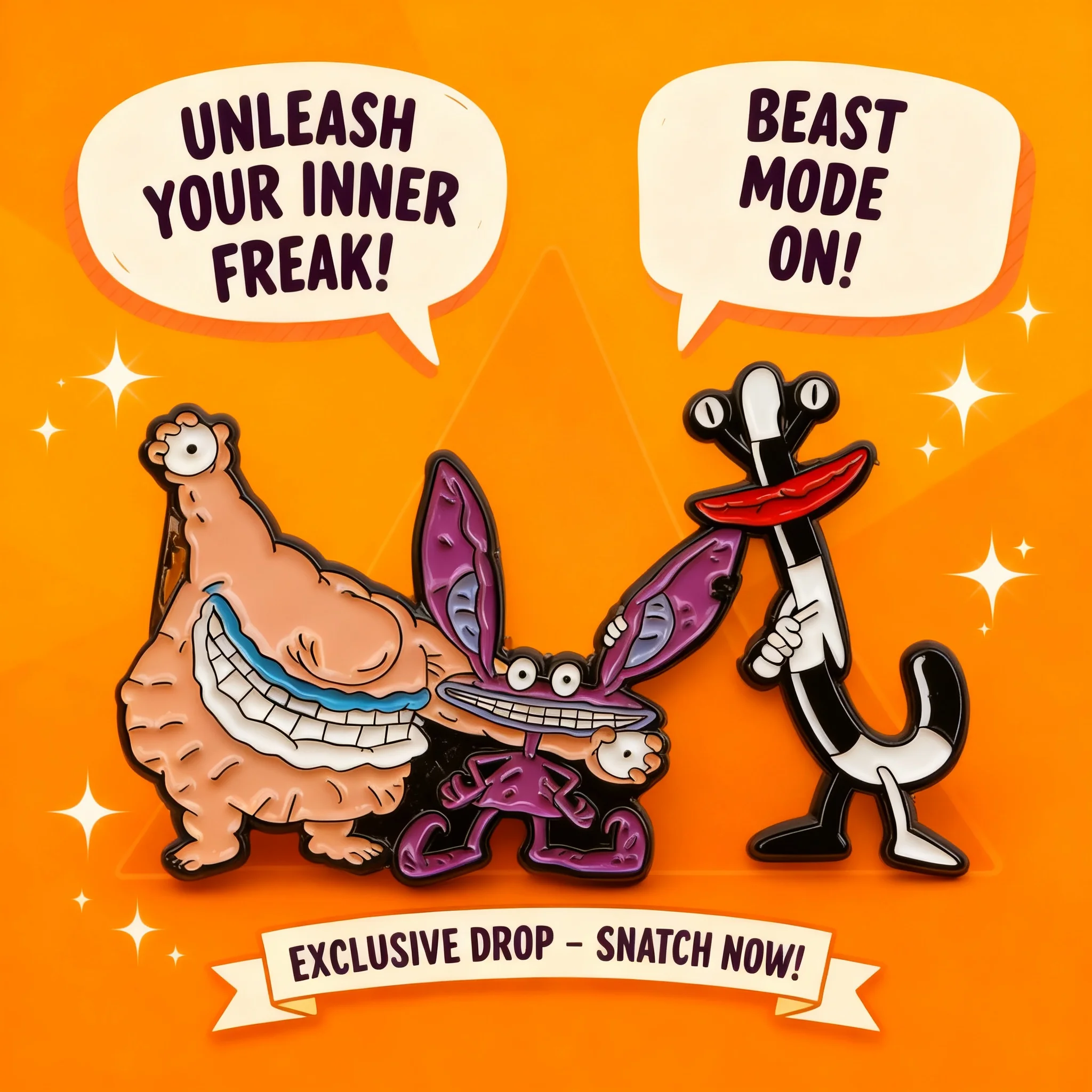 

Funny Cartoon Monster Enamel Brooches Pin Badges for Backpack Cosplay Jewelry Accessories Gift for Men Women Kids