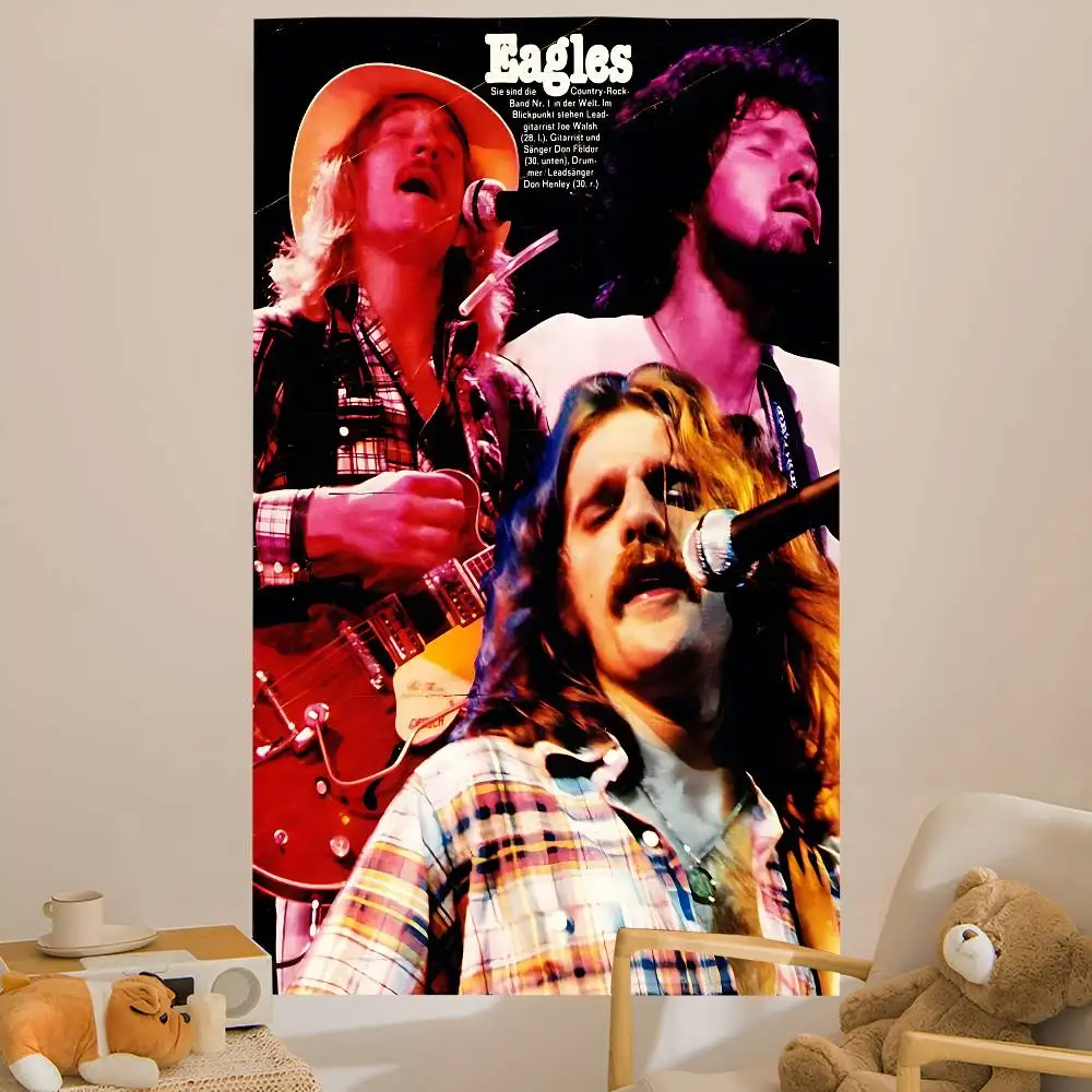 E-Eagles Hotel California Hanging Bohemian Tapestry Bohemian Wall Tapestries Mandala Cheap Hippie Wall Hanging