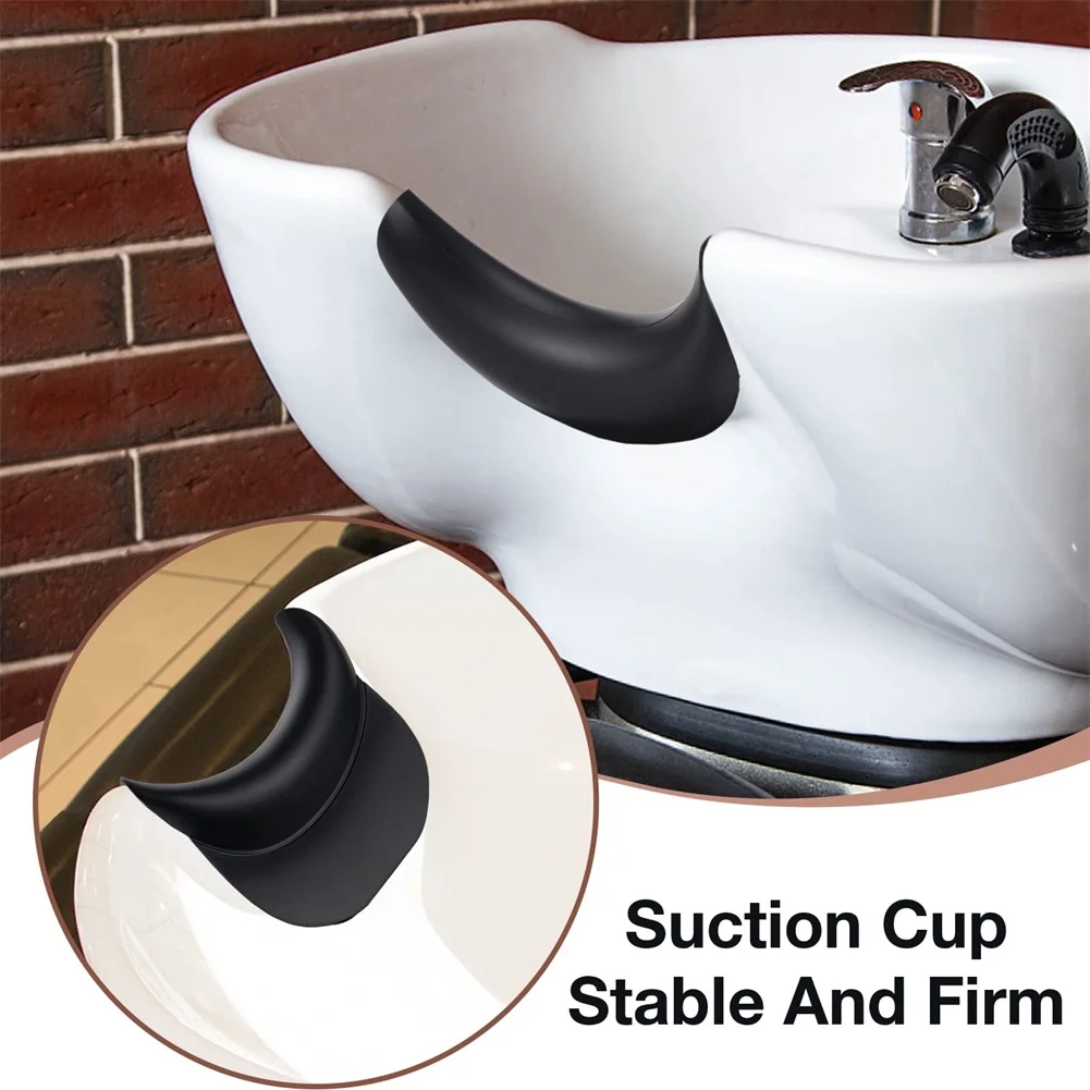 Hair Accessory Silicone U Shape Headrest with Suction Cups for Secure Mounting on Shampoo Bowls and Flat Surfaces
