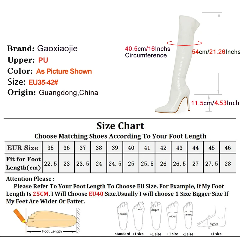 Sexy Thigh Boots Women Spring Autumn Red Shoes T Show Club Party Pointy Stiletto Heels Over The Knee Elastic Leather Boots Femme