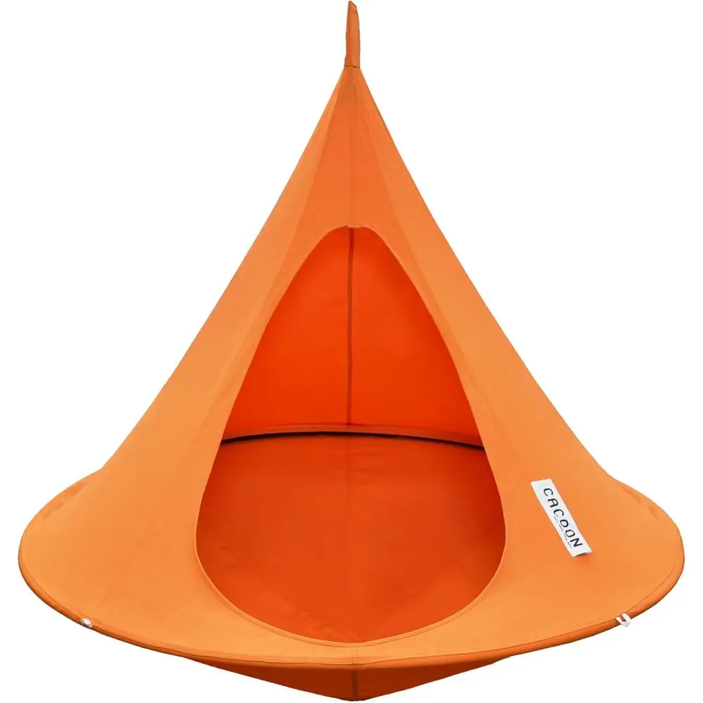 

Cozy Polyester Canvas Hanging Chair for Indoor or Outdoor Use, Supports Up to 440 lbs, with Rope and Carabiner Included