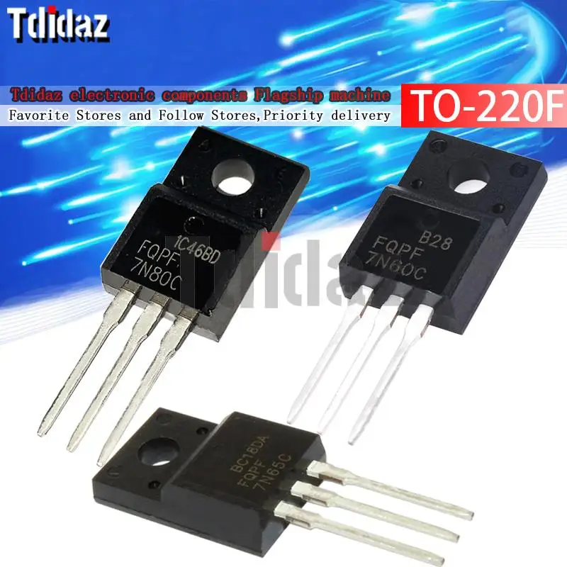 FQPF7N80: Evaluación detallada de un transistor MOSFET de alto rendimiento para aplicaciones industriales y de potencia