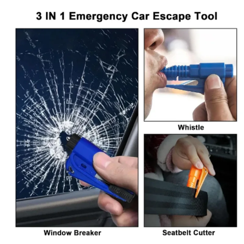 Car Safety Hammer Mini Car With A Multi-functional Escape Hammer To Break The Glass Rescue Hammer Car Window One Second