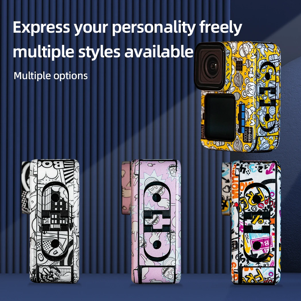 Dla GoPro 11/10/9 - Niestandardowe naklejki, folia ochronna, wodoodporne, odporne na zarysowania, dekoracyjne akcesoria do aparatu