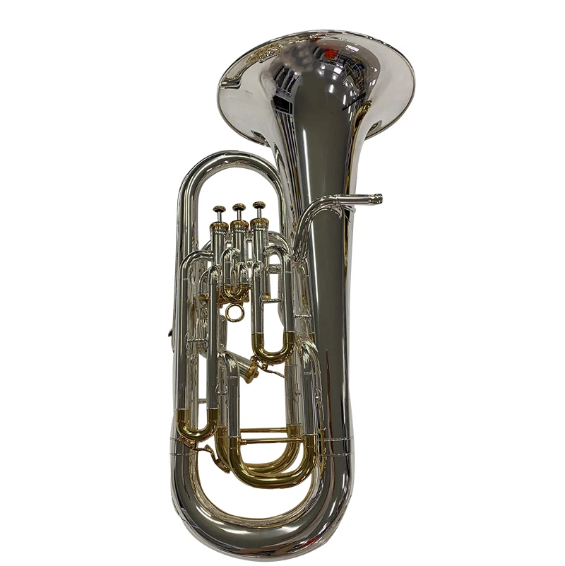 Professional high standard silver plated bariton horn