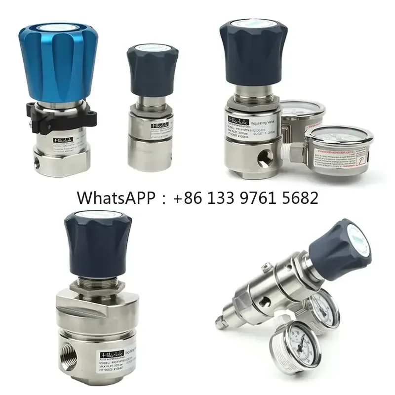 WSQ Type Liquid Fuel High Low Dual Stage Inlet Pressure 3000psig 1/2 FNPT Back Pressure Reducing Regulator Valve