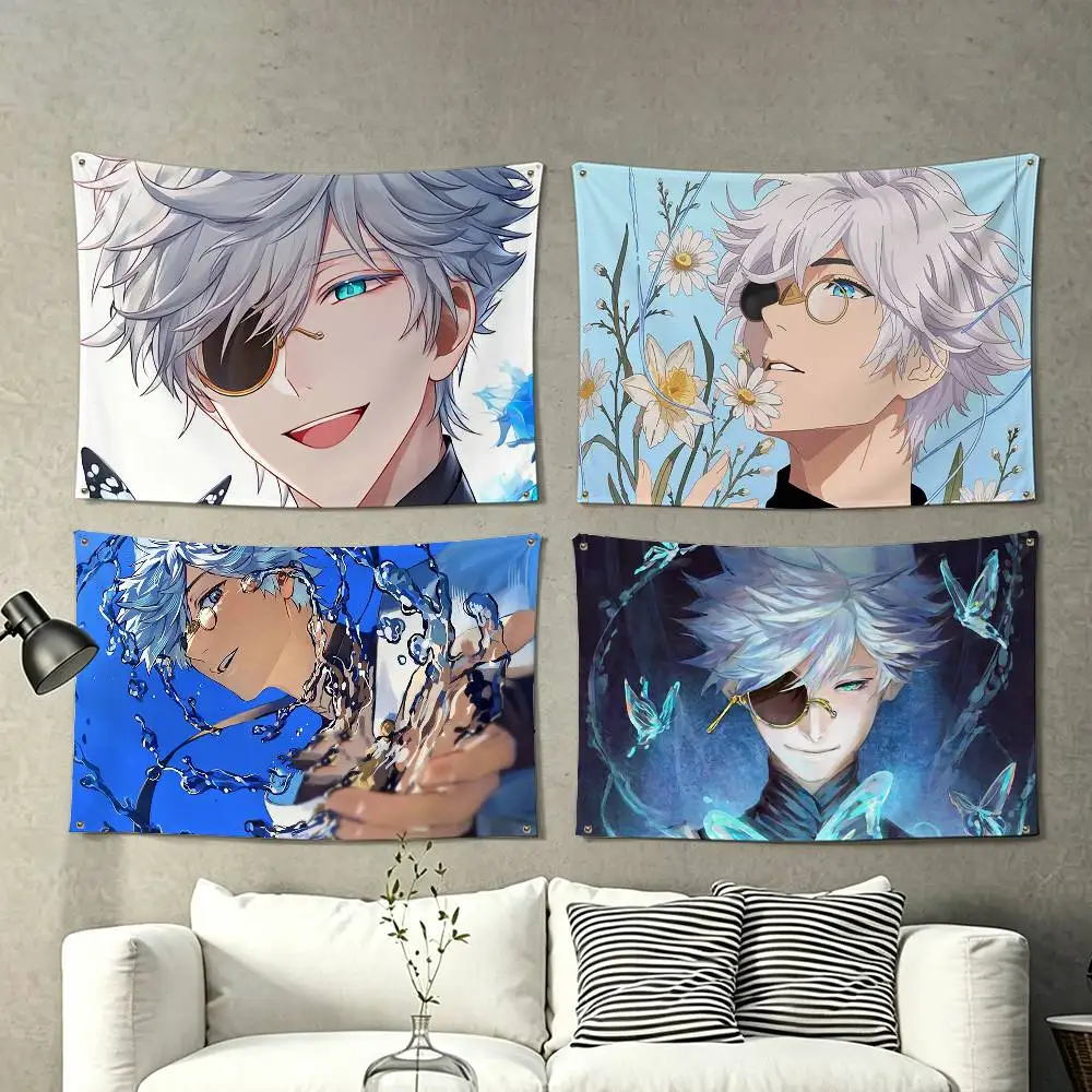 Mysterious Water Mage Q-Qifrey  Flags Wall Hanging Tapestry Outdoor Garage Room Decorative flag Background Blanket