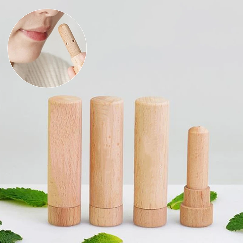 

Aromatherapy Inhaler For Essential Oil Quit Smoking Inhaler Stick Wooden Personal Diffuser For Essential Oils With Cotton Core