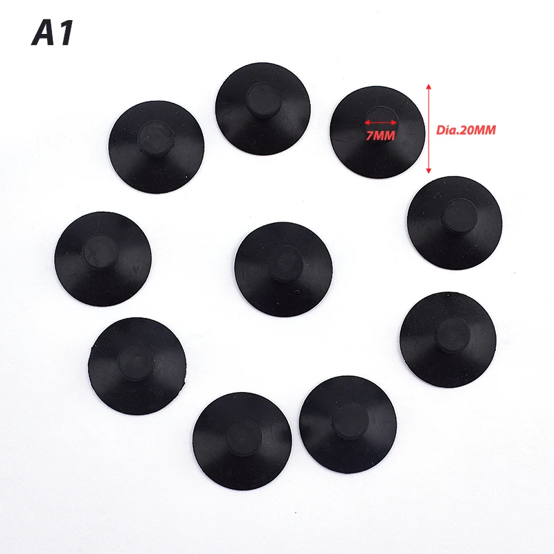 10Pcs Rubber Suction Cups For Aquarium Submersible Pump Fountain Pump Fish Tank Filter Pump Holder Sucker Replacement Supplies